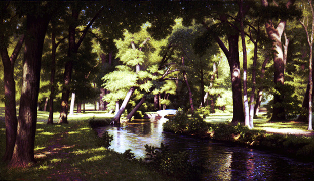  Stephen Gjertson, Sunlight and Shadow -- Minnehaha Creek